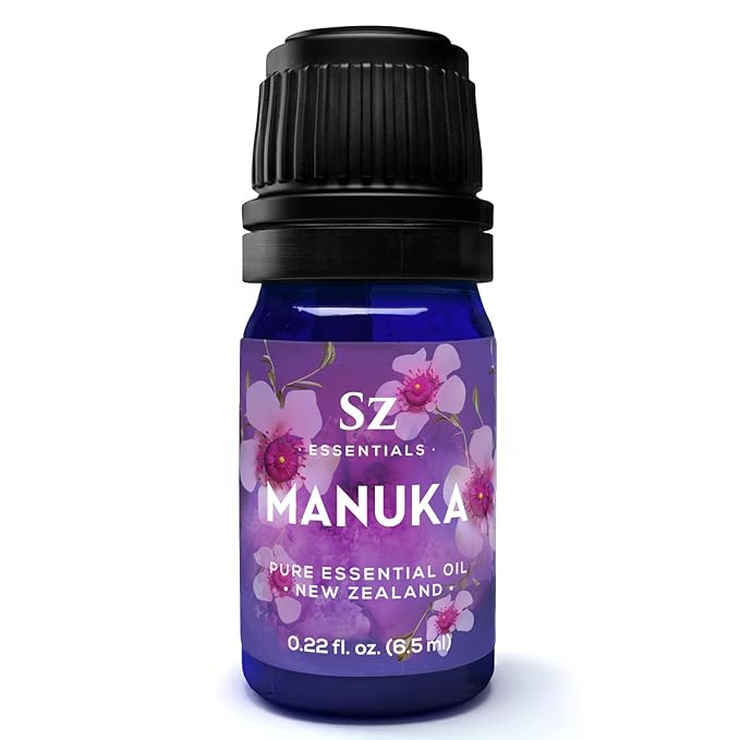 Manuka Essential Oil - New Zealand - 100% Pure and Natural, Undiluted - Promotes Natural Solution for Relaxation with Soothing, Fresh and Earthy Aroma - 0.17 fl oz (5ml)