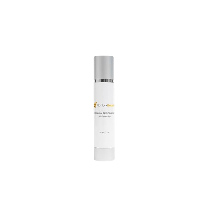Nation Beauty Botanical Gel Cleanser with Green Tea, 4 fl oz
