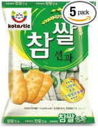 Kotastic Korean Rice Crackers Snack 115g 참쌀선과 5Packs