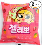 [KOTASTIC] Korean Rice Crackers Snack 115g 참쌀선과, Yakgwa Korean Honey Cookies 200g 미니꿀 약과 과자 (Rice Crackers & Yakgwa) (Large, Jellypo 5)