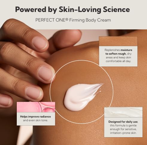 PERFECT ONE Firming Body Cream: Premium Japanese body cream for your hands, arms, neck, and decolletage, enriched with Niacinamide and Dipotassium Glycyrrhizate 1.76 oz. (50 g)
