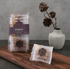 [KOTASTIC] Korean Rice Crackers Snack 115g 참쌀선과, Yakgwa Korean Honey Cookies 200g 미니꿀 약과 과자 (Rice Crackers & Yakgwa) (Large, Honey)