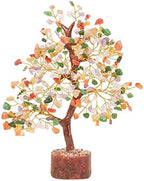FASHIONZAADI Premium Crystal Tree of Life – 7 Chakra Tree for Healing, Positive Energy, Luck & Manifestation – – Ethically Handcrafted Gifts for Women, Spiritual Gifts for mom