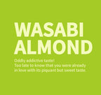 [Official Gilim HBAF Brand] Korean Seasoned Almonds 3 Flavor Pack Mix (wasabi, 1 x 190g, Honey Butter, 1 x 190g, Baked Corn, 1 x 190g)