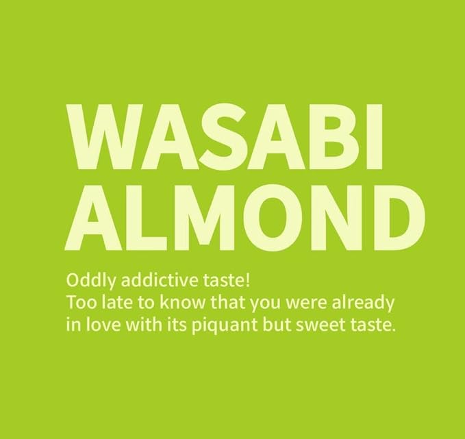 [Official Gilim HBAF Brand] Korean Seasoned Almonds 3 Flavor Pack Mix (wasabi, 1 x 190g, Honey Butter, 1 x 190g, Baked Corn, 1 x 190g)