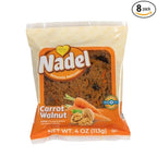 Nadel - NATURALLY DELICIOUS CARROT CAKE Slices, 8 Pack, Sweet Breads & Cakes Back to School lunch snack, breakfast bar