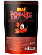 [Official Gilim HBAF] Korean Seasoned Hot Spicy Chicken Almonds Nut Protein Snack | Nutritious & Gluten Free | School, Work, Trip snack | Pre-workout Snack (Spicy Buldak, 1x120gram pack)