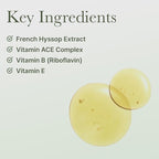 Hyssop Glow Sheet Mask, 5 Pack, Hydrating, Glowing, Boosting, Repairing for younger looking skin with Vitamin A,C,E