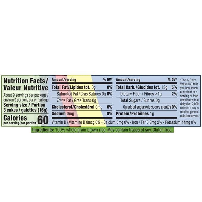 Only Kosher Candy Ultra Thin Salt Free Rice Cakes Squares, (Pack of 3)