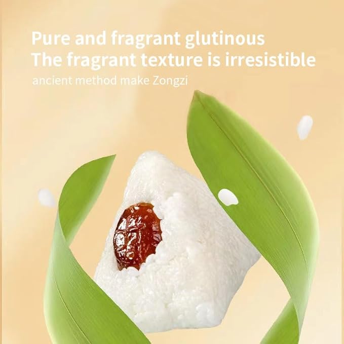 Jujube zongzi 9.8oz（140gx2）long board festival zongzi，breakfast zongzi rice cakes，Exquisite independent packaging