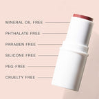 Boomstick Color ™ All-in-One Cream Blush for Cheeks, Eyes & Lips, Long Wearing, Blendable Makeup Blush Stick for Mature Skin, Cruelty Free Lip Cheek Tint with Skincare Benefits, Cindy Joseph Berry
