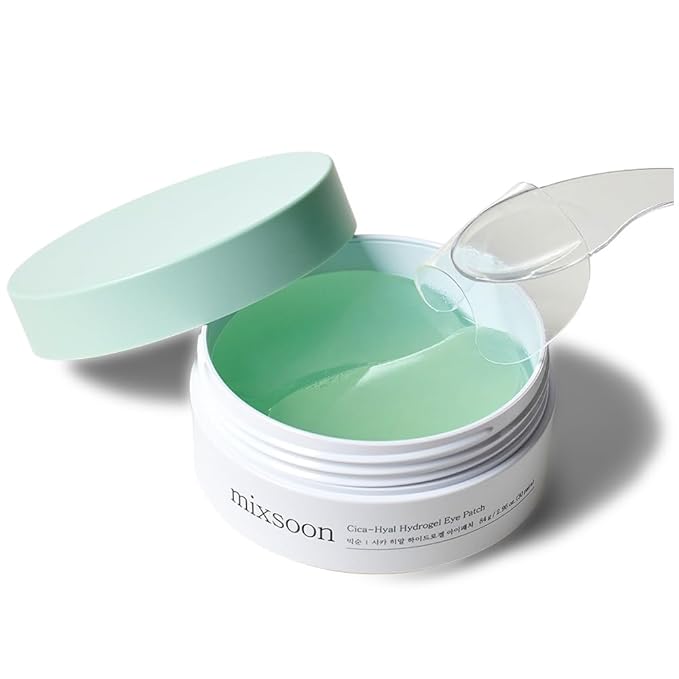 mixsoon Cica-Hyal Eye Patch 84 g / 2.96 oz. (30 pairs) Korean Glass Skin Care Under Patch Hydrating Radiance Easy Patch fore Korean Glass SKin Care