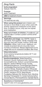 Glowbiotics Probiotic Clarifying Cleanser 10 oz – Gentle Foaming Face & Body Wash with 2% Salicylic Acid & Niacinamide, Clears Pores & Excess Oil