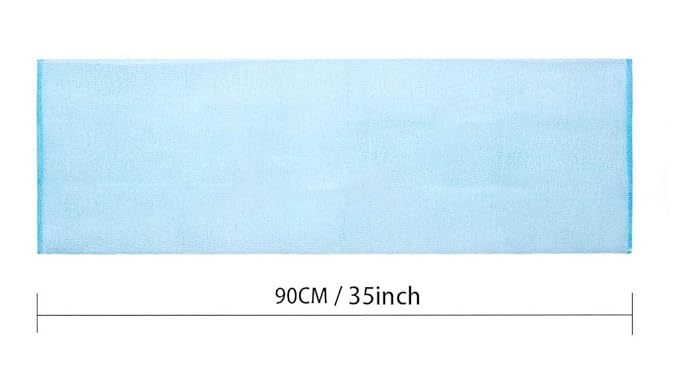 ARCH&M 3 Pack Exfoliating Towel for Body, 35-Inch Korean & Japanese Style Washcloth for Shower, Deep Clean & Smooth Skin, Nylon Back Scrubber, More Hygienic Than Loofah (Orange Purple Navy-Blue)