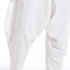 AITFINEISM Men's Drawstring Aladdin Hippie Harem Pants Loose Drop Crotch Trousers