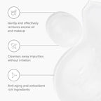 DRMTLGY Essential Facial Cleanser - Gentle Face Cleanser and Face Wash for Women and Men with Anti-Aging Peptides & Hyaluronic Acid. 6.9 fl oz, 2 Pack