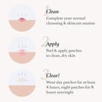 Julep Beauty Pimple Patches + Vitamin E Hydrating Cleansing Oil - Gentle Facial Cleanser Makeup Remover - Clear Acne Patches for Face