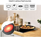 Korean BBQ 2 IH Griddle Grill Pan with Bag, Nonstick Coating, All Stove(Gas, Electric & Induction),Griddle(14in)