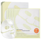 SUNGBOON EDITOR Deep Collagen Niacin-Vita C Overnight Mask 37gx4ea | Real Collagen 2,160,000PPB with Niacinamide & Vitamin C | Hydrating Face Mask for Glass Skin | Korean Skincare Routine