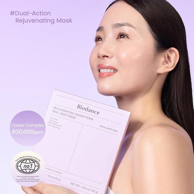 BIODANCE Multi-Care Experience Kit: Caviar PDRN, Bio Collagen, Cera-nol & Sea Kelp Real Deep Gel Mask Dicovery Bundle — Glass Skin, Plumping Hydration, Firming, Calming All-in-one Korean Skincare Set