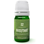 Rosemary Essential Oil - 100% Pure, Natural and Undiluted - Extracted from Fresh Rosemary Organically grwon in High Altitude- Fresh & Herbal Scent with Earthy Overtones - Vegan - 0.17oz