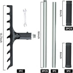 5.5FT Garden Rakes with Anti-Slip Grip Handles for Various Gardening Tasks