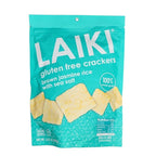 Gluten Free Rice Crackers - Seed-Oil Free - Snacks - Low Sodium Crackers Crunch - Allergen-Friendly , Vegan, Non-GMO Verified, FODMAP Friendly, Brown Jasmine Rice Simply Sea Salt flavor - 3.53 Oz Bag (Pack of 1)