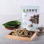 [HANBUGAK] Pepper Snack, Crispy Pepper Chips, Pepper Bugak, Korean Traditional Snack, No Artificial Preservatives, 5.29 oz (1.05 oz X 5ea)