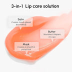 MAREE Lip Moisturizer Sleeping Mask Overnight - Moisturizing Lips Butter Balm with Hyaluronic Acid - For Very Dry Lips Care - Hidratante de Labios Care Products