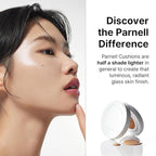 Parnell Cicamanu Serum Cushion - Moisturizing Foundation for Soothing, Coverage, Glass Skin and Lightweight for Sensitive and Dry Skin Pearl Skin (0.52 Fl Oz) (27N)