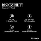Nécessaire The Body Lotion with Pump. Olibanum. Multi-Peptide Firming to Moisturize + Strengthen. 2.5% Niacinamide, Vitamin C/E + Omega 6/9. Notes of Vanilla, Fig Leaf, & Cassis Buds. 450ml/15.2 fl oz
