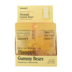 Jammy's™ - Pineapple Gummy Bears | Sugar-Free & Vegan-Friendly | Keto-Friendly, Gluten-Free, Low Carb, High Fibre & Naturally Fruity | Delicious, Soft & Chewy | Box of 6 x 50g Bags