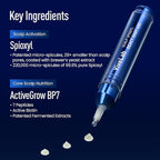 Scalp Microneedle Serum – K-beauty Hair Growth & Scalp Treatment with Spioxyl™ 400 | Fills Hair Part Line, Strengthens Roots, Reduces Hair Thinning – 220,000 Microneedle Formula
