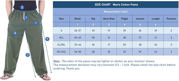 Baggy Sweatpants Men Cotton, Drawstring Lounge Pants, Relaxed Fit, Ideal for Comfort