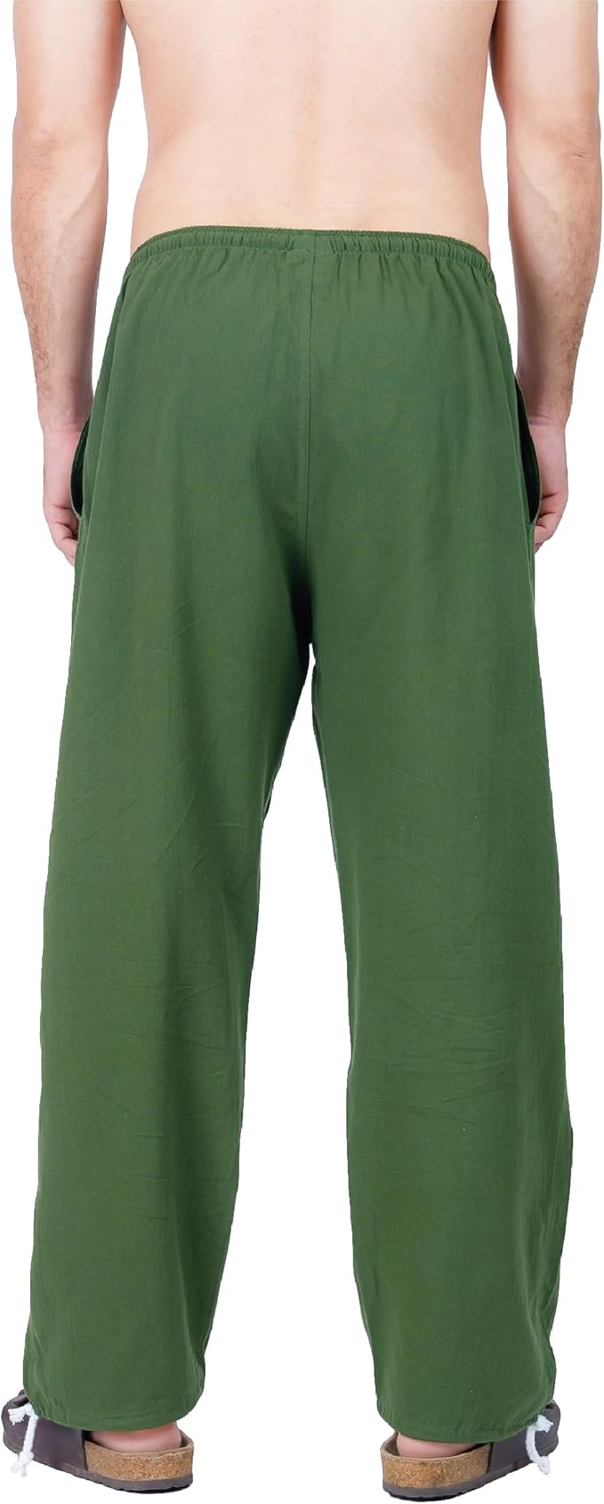 Baggy Sweatpants Men Cotton, Drawstring Lounge Pants, Relaxed Fit, Ideal for Comfort