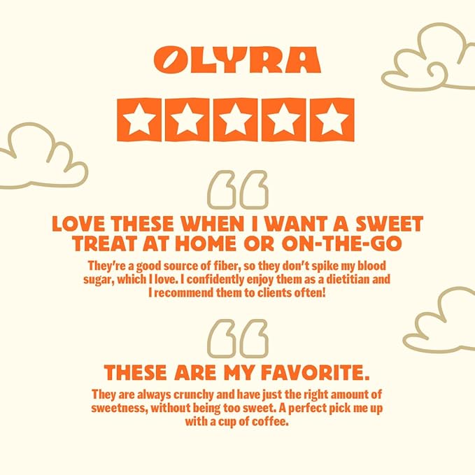 Olyra Dark Chocolate Sandwich Breakfast Biscuits, Healthy Snacks for Adults and Kids, Low Sugar, Organic Vegan Cookies, Office Snacks, USDA Certified, Non GMO 24 Packs