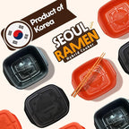 Seoul Ramen Hybrid Cooker | Microwave Ramen in 6 Minutes | Perfect for Korea Ramen, Small Kitchen, or Office | Dishwasher-Safe, Microwaveable, BPA-Free (6 Pack) (Mix)