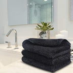 SINLAND Microfiber Face Cloths Reusable Makeup Remover Washcloths Super Soft and Absorbent Fingertip Face Towels for Sensitive Skin Women 12 x 12 Inch 12 Pack
