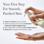Pore Melt Mochi Makeup-Removing Cleansing Oil, Non-Comedogenic, Rice Amino Acids HD, Vitamin E, Cica, & Ceramide, 6.76 fl oz