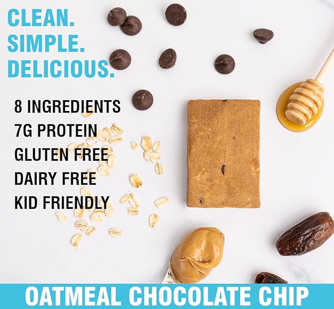 KiZE Energy Bars - Gluten Free, Dairy Free, Non-GMO, and High Protein Meal Replacement Energy Bars, Clean & Simple Food Ingredients - Chocolate Lovers Variety Pack, 9g High Protein Snacks, (10 Count)