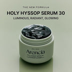 Glow Hyssop Overnight Face Mask Serum - hydrating & Anti-Aging Serum for younger looking Korean Glass Skin, 30% Vitamin A, C, E, 10% Niacinamide, Peptide