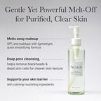 Pore Melt Mochi Makeup-Removing Cleansing Oil, Non-Comedogenic, Rice Amino Acids HD, Vitamin E, Cica, & Ceramide, 6.76 fl oz