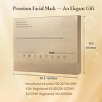 Bioactive Collagen Face Mask for Women & Men Skin Care Beauty SPA,Separated Essence 33ml and Powder Membrane, Hydrating,Repairing,Brightening,Revitalizing, Anti-Aging (5 pairs)