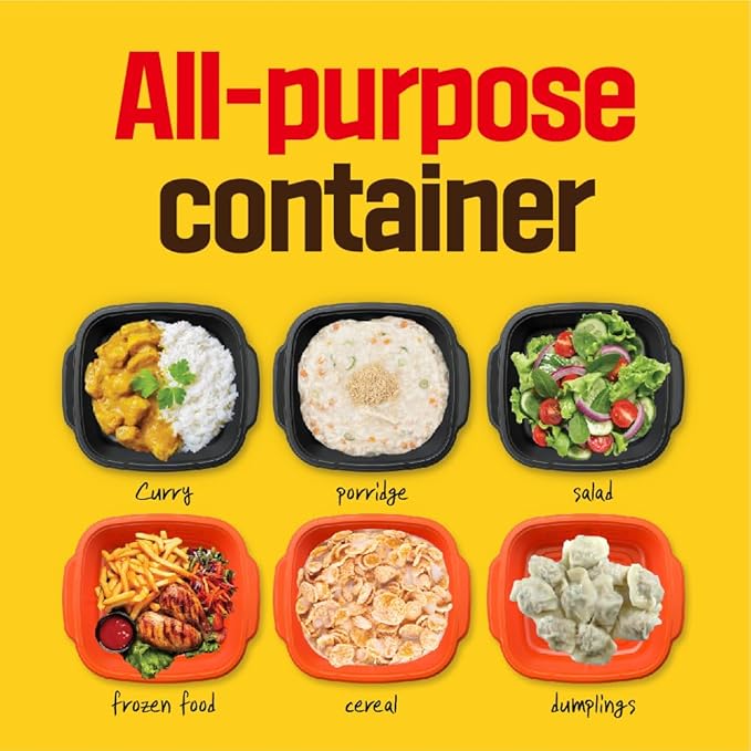 Seoul Ramen Hybrid Cooker | Microwave Ramen in 6 Minutes | Perfect for Korea Ramen, Small Kitchen, or Office | Dishwasher-Safe, Microwaveable, BPA-Free (6 Pack) (Mix)