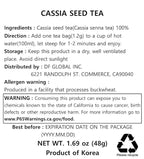 Damtuh Cassia Seed Tea – Traditional Korean Herbal Tea, Smooth & Caffeine-Free, 40 Tea Bags (1.2g each)