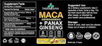 3 in 1 Ashwagandha + Maca Root + Panax Ginseng - Natural Supplement for Energy, Stamina, and Stress Support, 120 Softgels