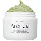 Korean Rice Mochi Face Cleanser & Daily Scrub - Moisturizing, Brightening & Deep-Cleansing - All Skin Types, Vegan, Organic - with Rice Powder, Rice Water & Green Tea (1.76oz)