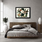 ArtDirect Black-billed Cuckoo Custom Framed Art Print Giclee Print or Canvas Options with Various Sizes and Customization by Audubon, John James