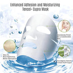 Leaders Mediu Amino Moisture Hydrating Facial Sheet Mask | Natural Mineral Water, Hyaluronic Acid, Ceramide | Anti-Aging, Soothes Dry Skin, Enhances Elasticity (10 Sheets)