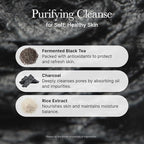 Black Tea Rice Mochi Face Cleanser, 120g, Pore Care, Sebum Control, Oily Skin